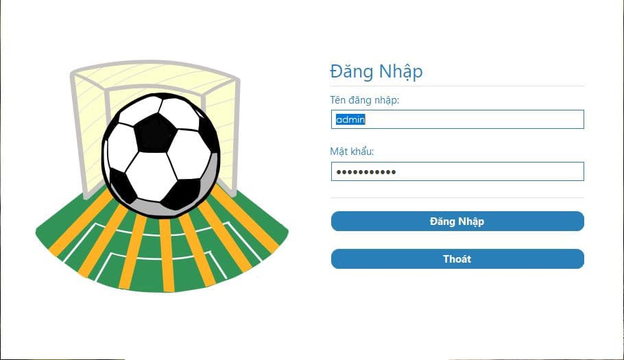 Source Code Quản Lý Sân Bóng Đá